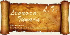 Leonora Tumara vizit kartica